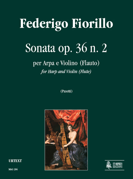 Fiorillo, Federigo: Sonata Op. 36 N. 2 per Arpa e Violino (Flauto)