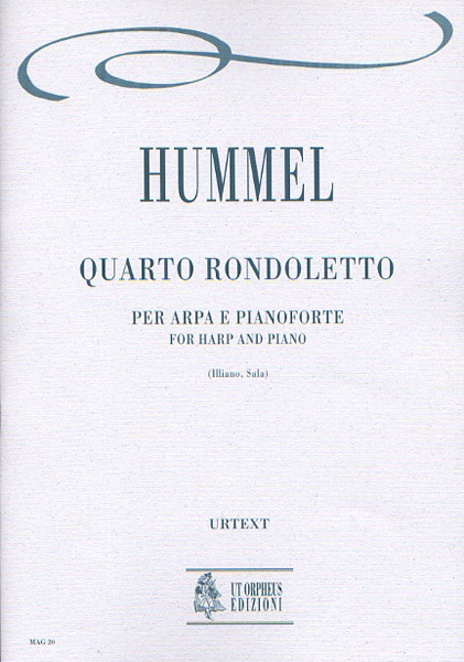 Hummel, Johann Nepomuk: Rondoletto N. 4 per Arpa e Pianoforte