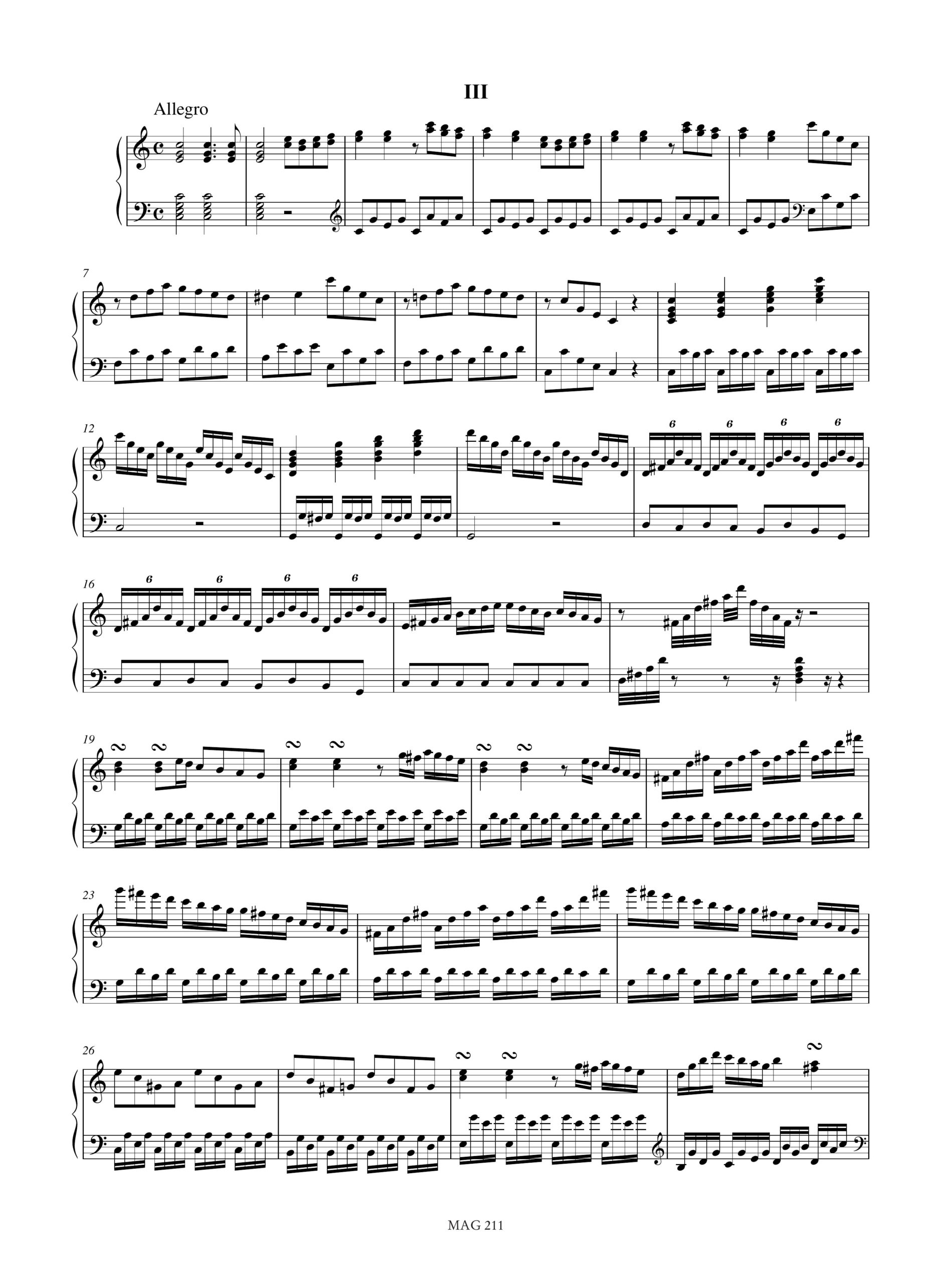 Marin, Marie-Martin: 6 Sonate Op. 5 per Arpa o Pianoforte - Image 4
