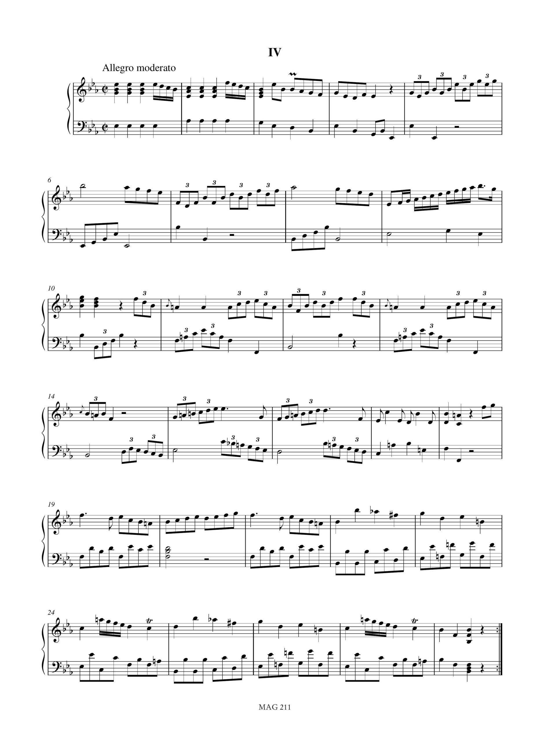 Marin, Marie-Martin: 6 Sonate Op. 5 per Arpa o Pianoforte - Image 5