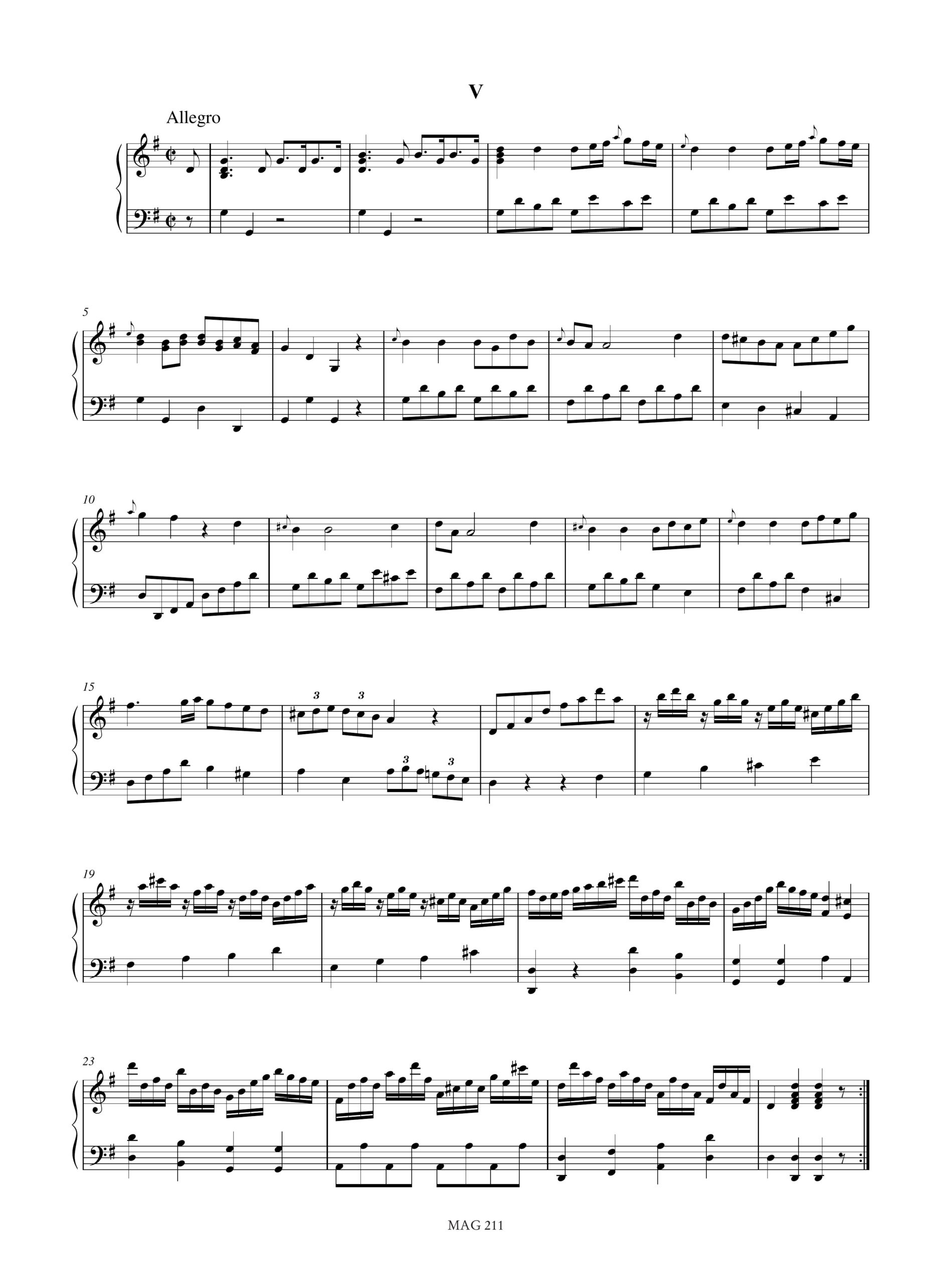 Marin, Marie-Martin: 6 Sonate Op. 5 per Arpa o Pianoforte - Image 6