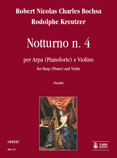 Bochsa, Robert Nicolas Charles - Kreutzer, Rodolphe: Notturno N. 4 per Arpa (Pianoforte) e Violino