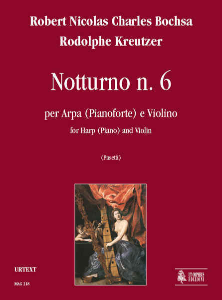 Bochsa, Robert Nicolas Charles - Kreutzer, Rodolphe: Notturno N. 6 per Arpa (Pianoforte) e Violino