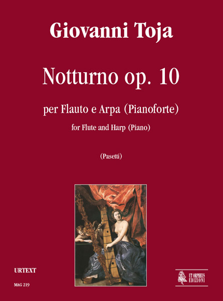 Toja, Giovanni: Notturno Op. 10 per Flauto e Arpa (Pianoforte)