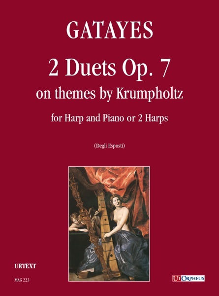 Gatayes, Guillaume: 2 Duetti Op. 7 su temi di Krumpholtz per Arpa e Pianoforte o 2 Arpe