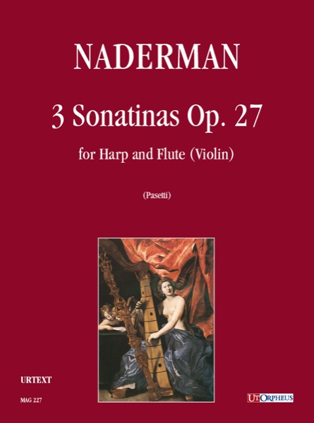 Naderman, François-Joseph: 3 Sonatine Op. 27 per Arpa e Flauto (Violino)