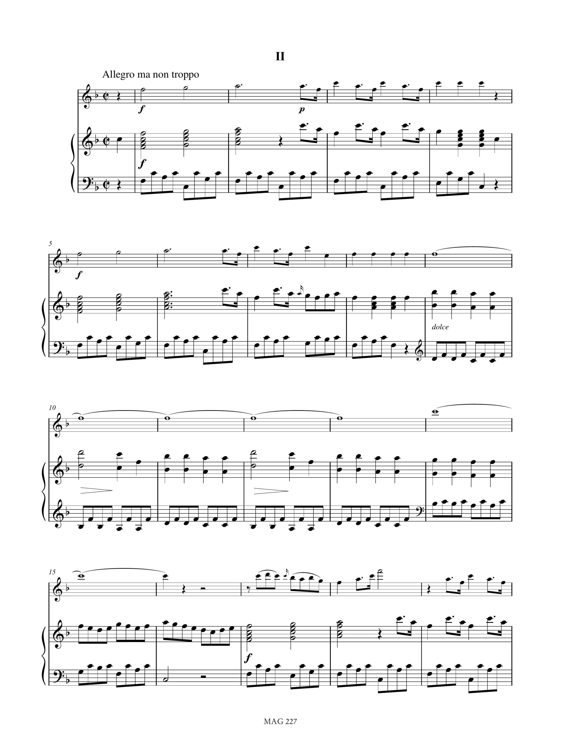 Naderman, François-Joseph: 3 Sonatine Op. 27 per Arpa e Flauto (Violino) - Image 3