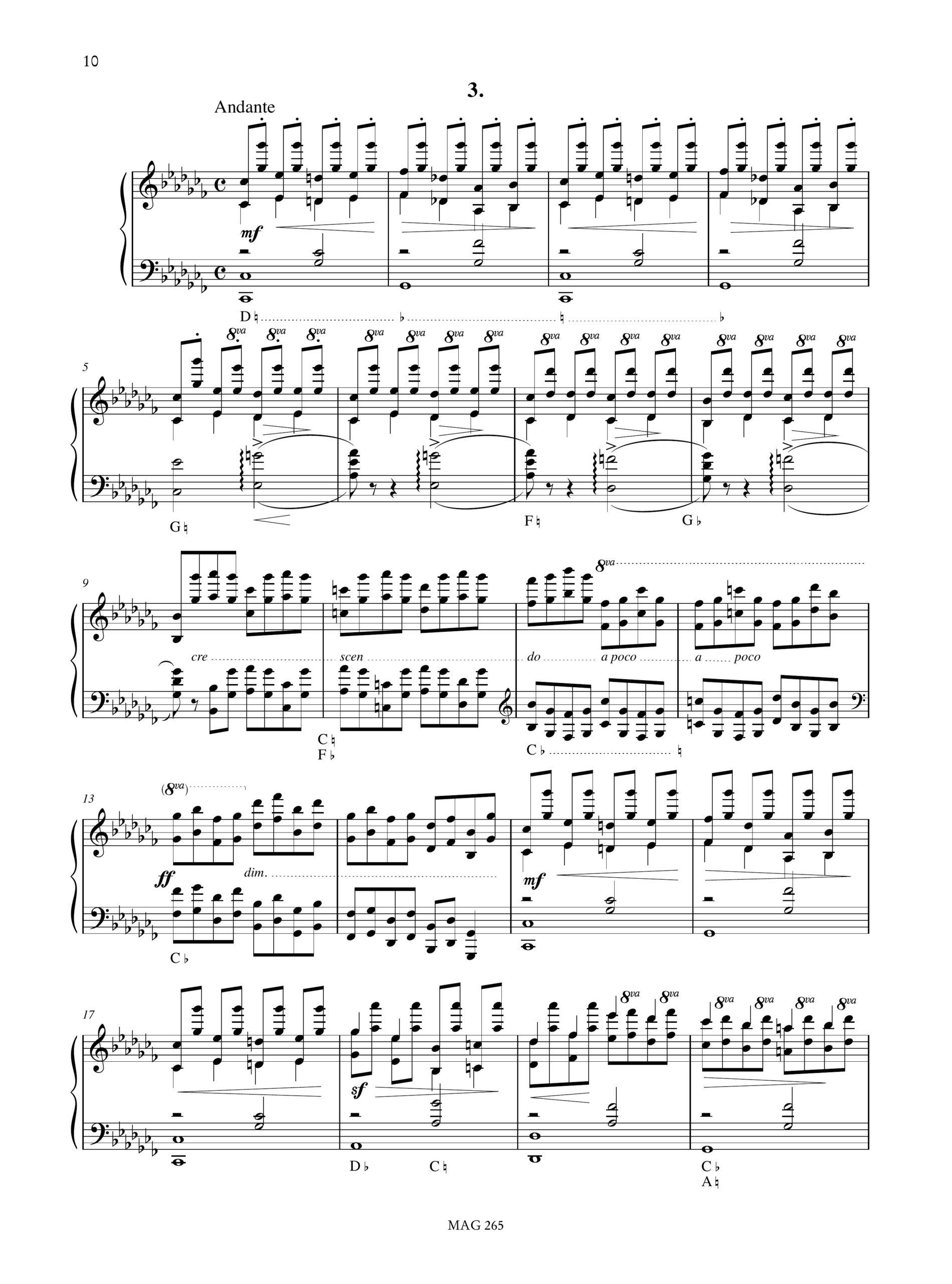 Posse, Wilhelm: 3 Studi per Arpa - Image 4