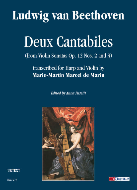 Beethoven, Ludwig van: Deux Cantabiles (dalle Sonate per Violino op. 12 nn. 2 e 3) per Arpa e Violino