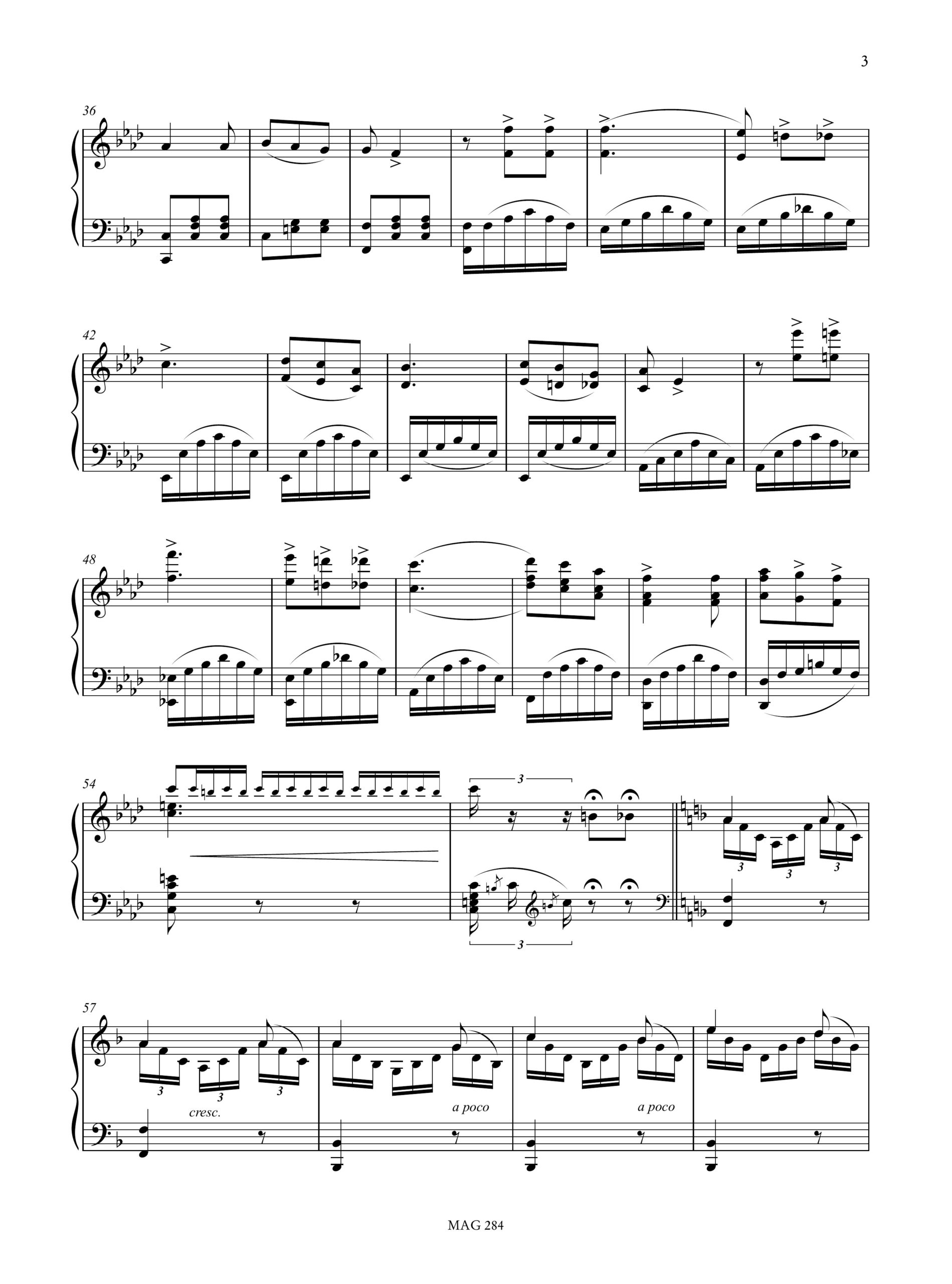 Zamara, Antonio: Souvenir du “Trovatore” per Arpa o Pianoforte - Image 3