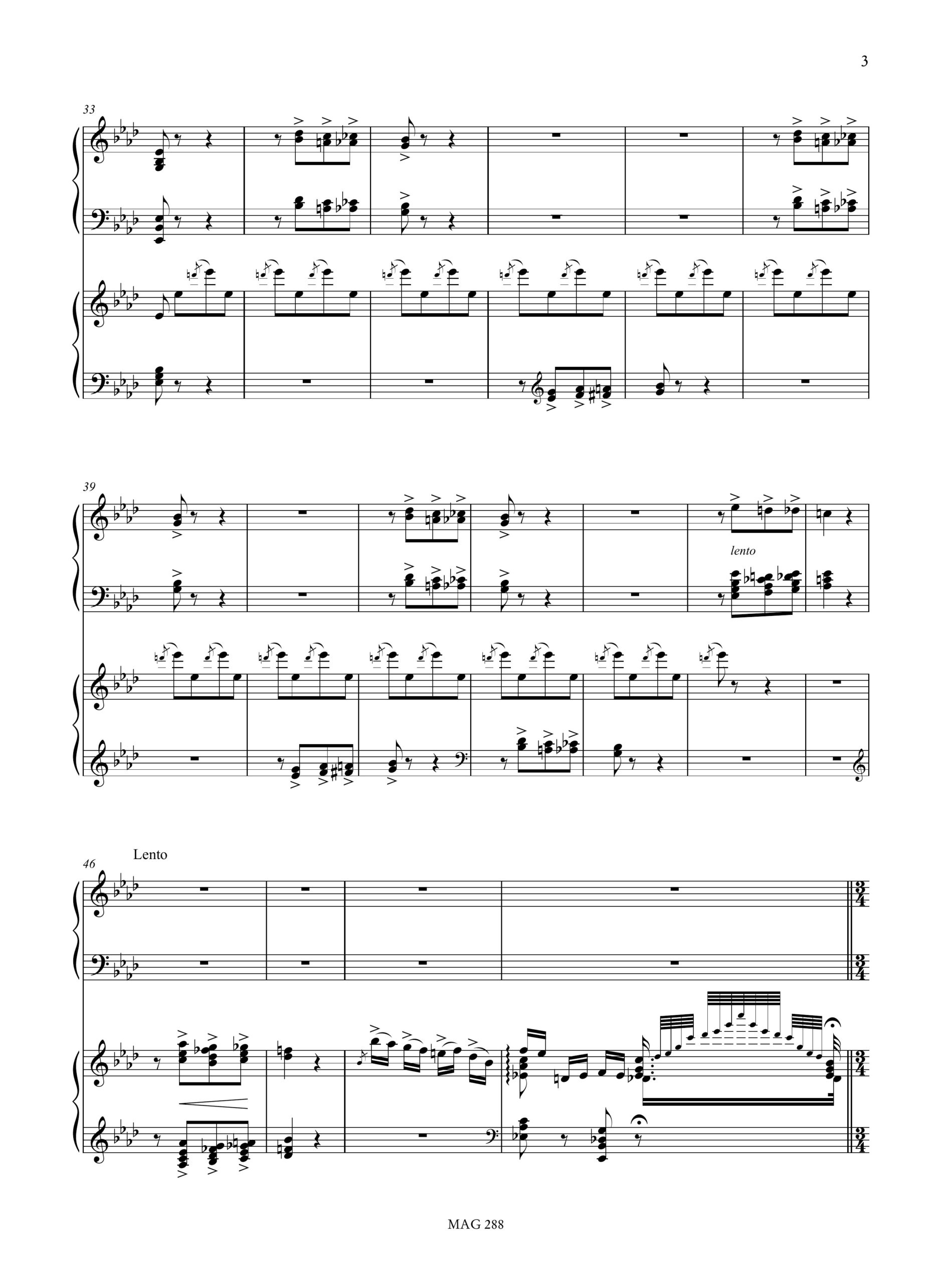 Zamara, Antonio: Divertissement sur des motifs de “Rigoletto” per 2 Arpe - Image 4