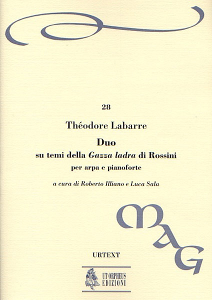 Labarre, Théodore: Duo su Temi della “Gazza ladra” di Rossini per Arpa e Pianoforte