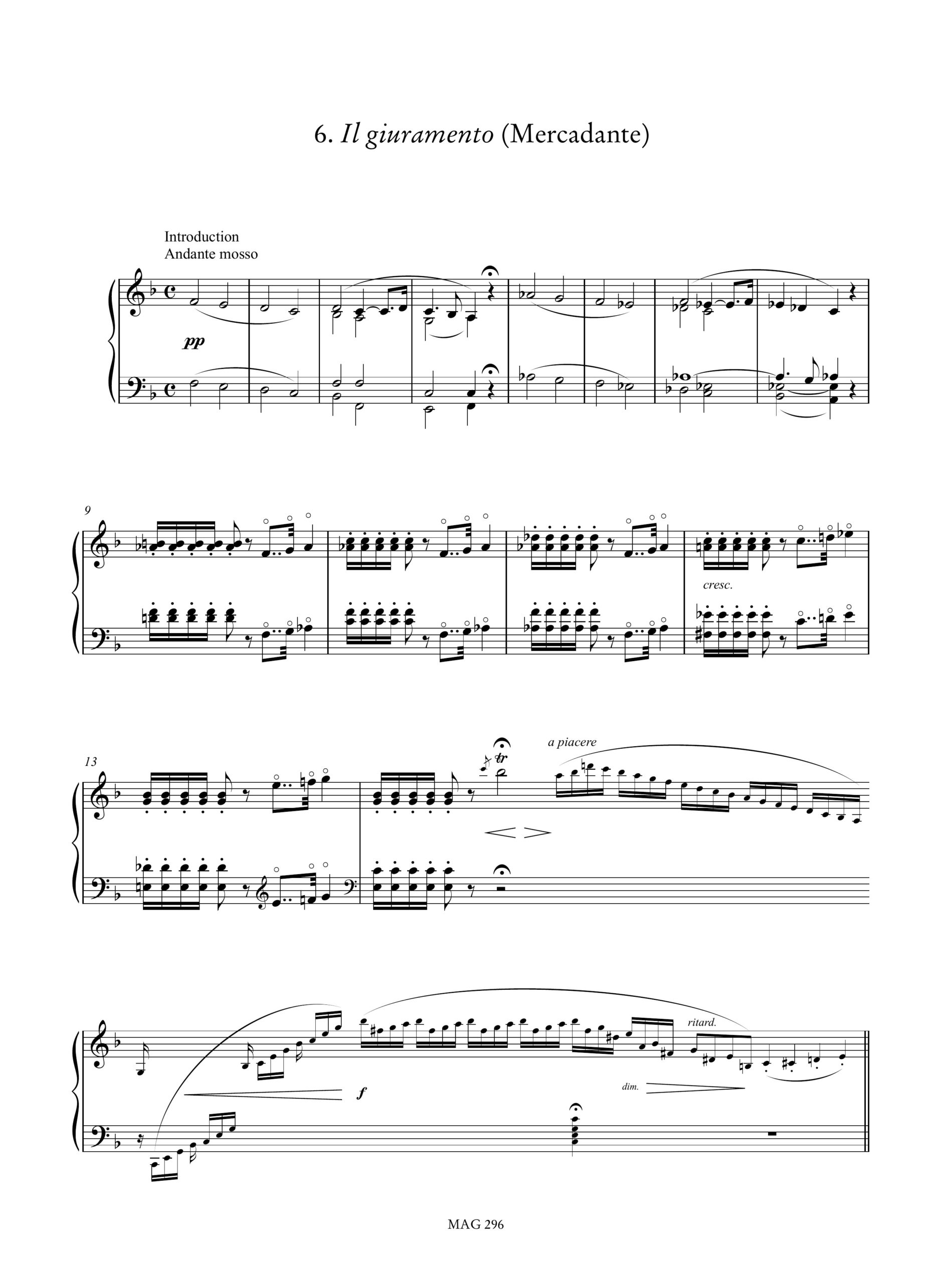 Parish Alvars, Elias: Souvenirs des Opéras Italiens arrangés dans un style facile et brillant per Arpa - Vol. 2 - Image 4