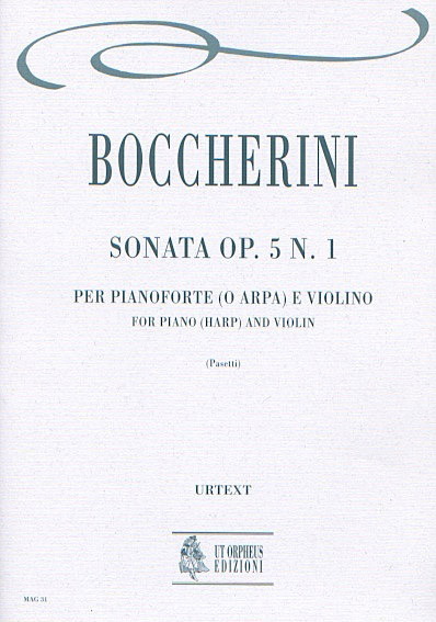 Boccherini, Luigi: Sonata Op. 5 N. 1 per Pianoforte (Arpa) e Violino