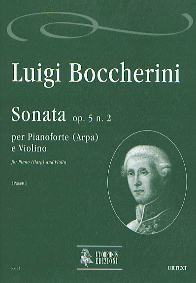 Boccherini, Luigi: Sonata Op. 5 N. 2 per Pianoforte (Arpa) e Violino