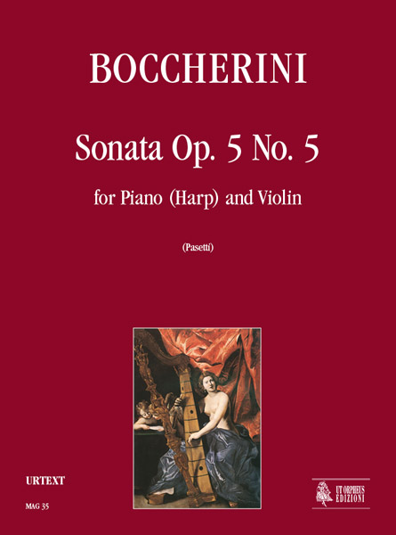 Boccherini, Luigi: Sonata Op. 5 N. 5 per Pianoforte (Arpa) e Violino