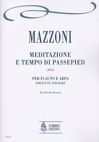 Mazzoni, Nino: Meditazione e Tempo di Passepied per Flauto e Arpa (1976)