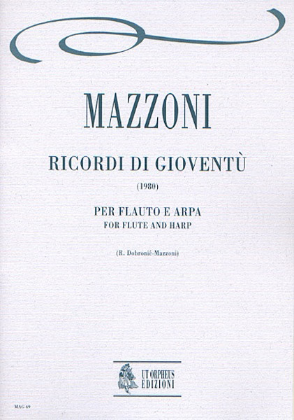 Mazzoni, Nino: Ricordi di gioventù per Flauto e Arpa (1980)