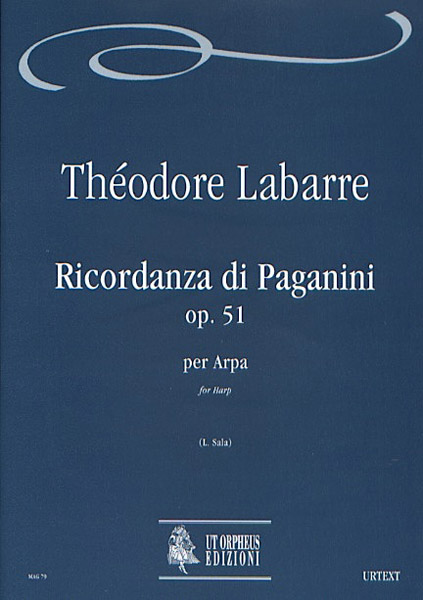 Labarre, Théodore: Ricordanza di Paganini Op. 51 per Arpa