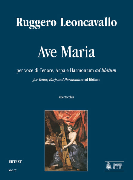 Leoncavallo, Ruggero: Ave Maria per Tenore, Arpa e Harmonium ad libitum