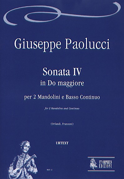 Paolucci, Giuseppe: Sonata IV in Do maggiore per 2 Mandolini e Basso Continuo