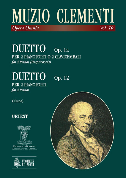 Clementi, Muzio: Duetto Op. 1a per 2 Pianoforti o 2 Clavicembali. Duetto Op. 12 per 2 Pianoforti