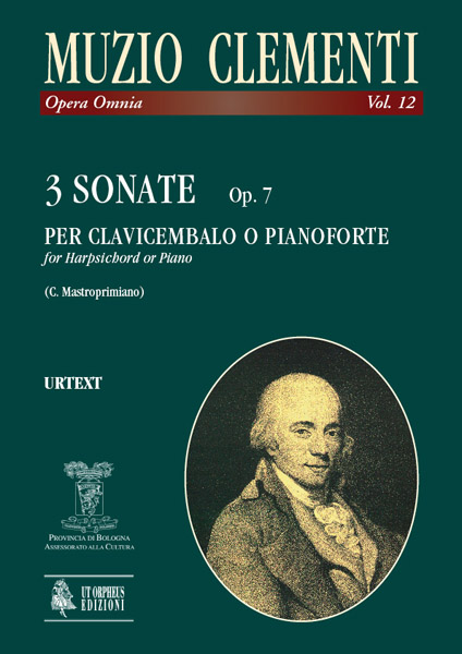 Clementi, Muzio: 3 Sonate Op. 7 per Clavicembalo o Pianoforte