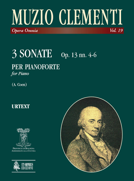 Clementi, Muzio: 3 Sonate Op. 13 Nn. 4-6 per Pianoforte