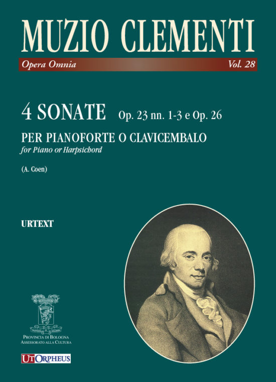 Clementi, Muzio: 4 Sonate (Op. 23 Nn. 1-3 e Op. 26) per Pianoforte o Clavicembalo