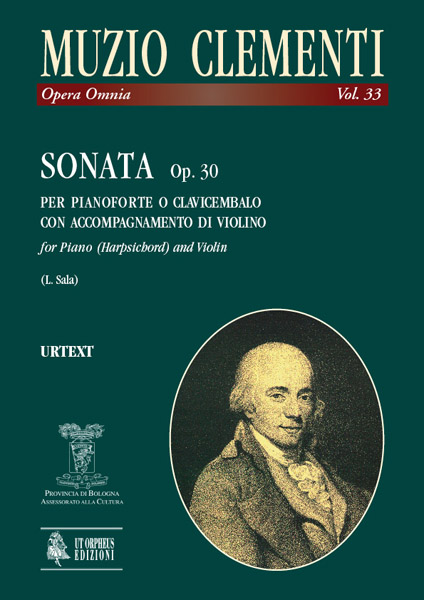 Clementi, Muzio: Sonata Op. 30 per Pianoforte o Clavicembalo e Violino
