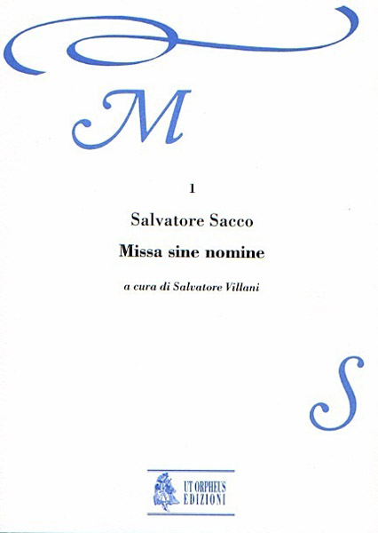 Sacco, Salvatore: Missa sine nomine (Roma 1607) a 8 voci (SATB-SATB) e Basso Continuo [Partitura]