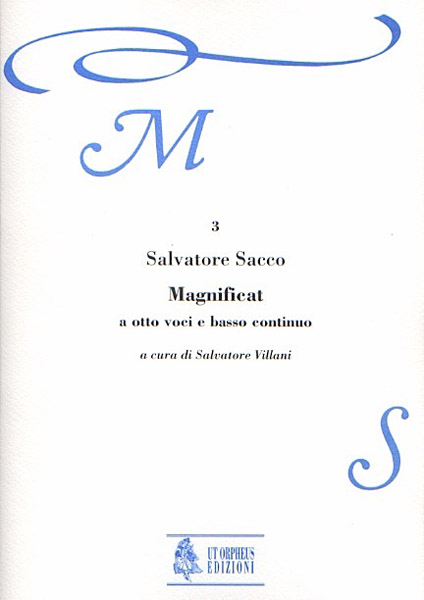 Sacco, Salvatore: Magnificat a 8 voci (SATB-SATB) e Basso Continuo [Partitura]