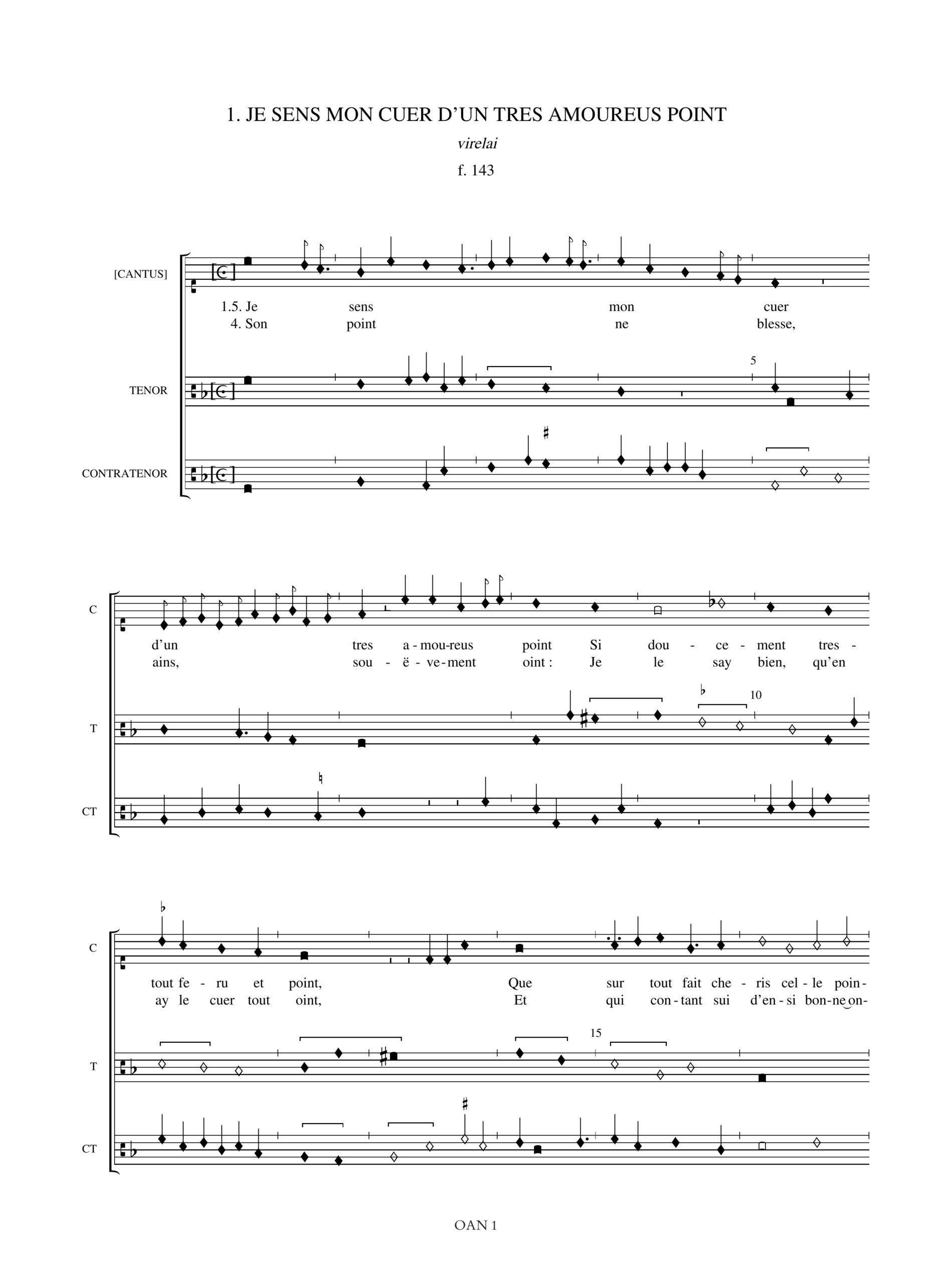 Le Codex de Chypre (Torino, Biblioteca Universitaria J.II.9) - Vol. I: Rondeaux et Virelais I - Image 2