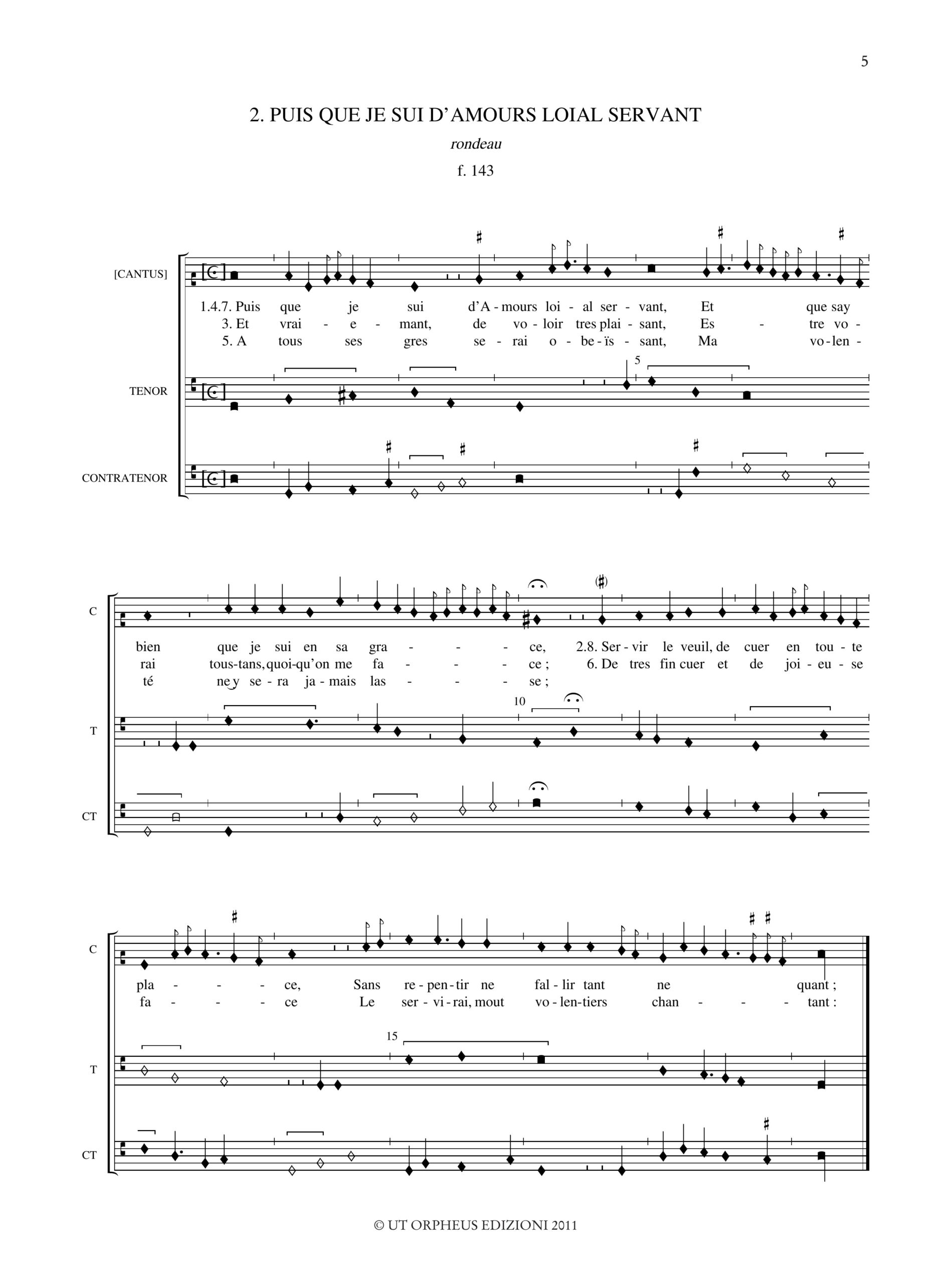 Le Codex de Chypre (Torino, Biblioteca Universitaria J.II.9) - Vol. I: Rondeaux et Virelais I - Image 3