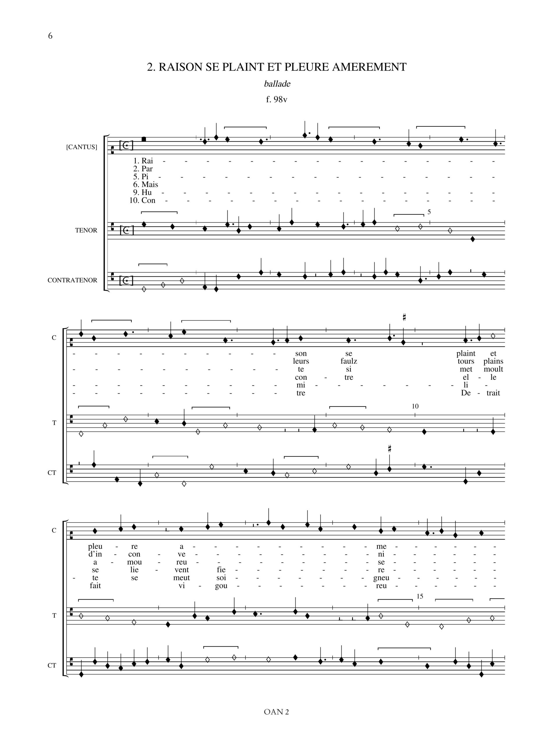 Le Codex de Chypre (Torino, Biblioteca Universitaria J.II.9) - Vol. II: Ballades I - Image 3