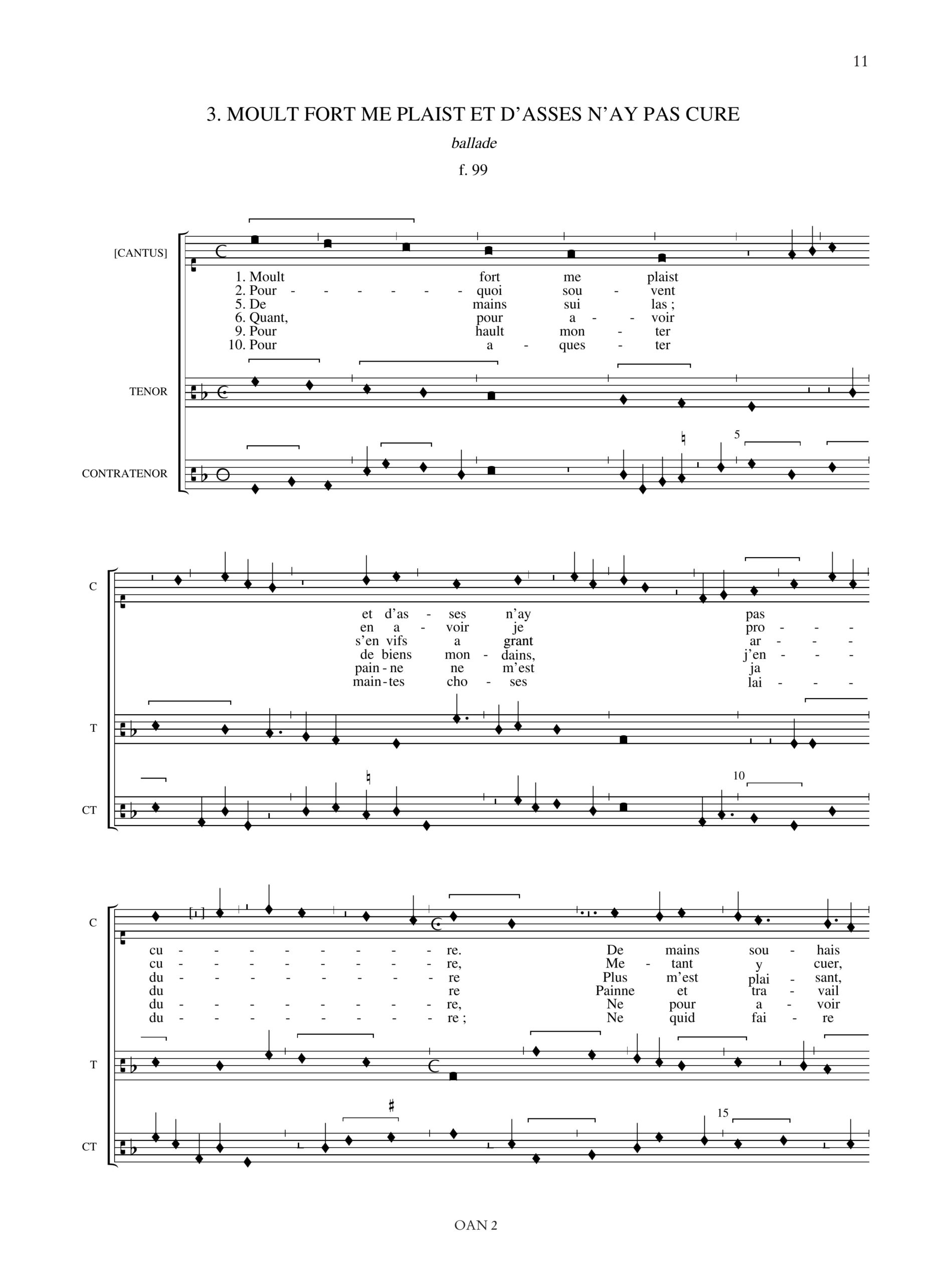 Le Codex de Chypre (Torino, Biblioteca Universitaria J.II.9) - Vol. II: Ballades I - Image 4