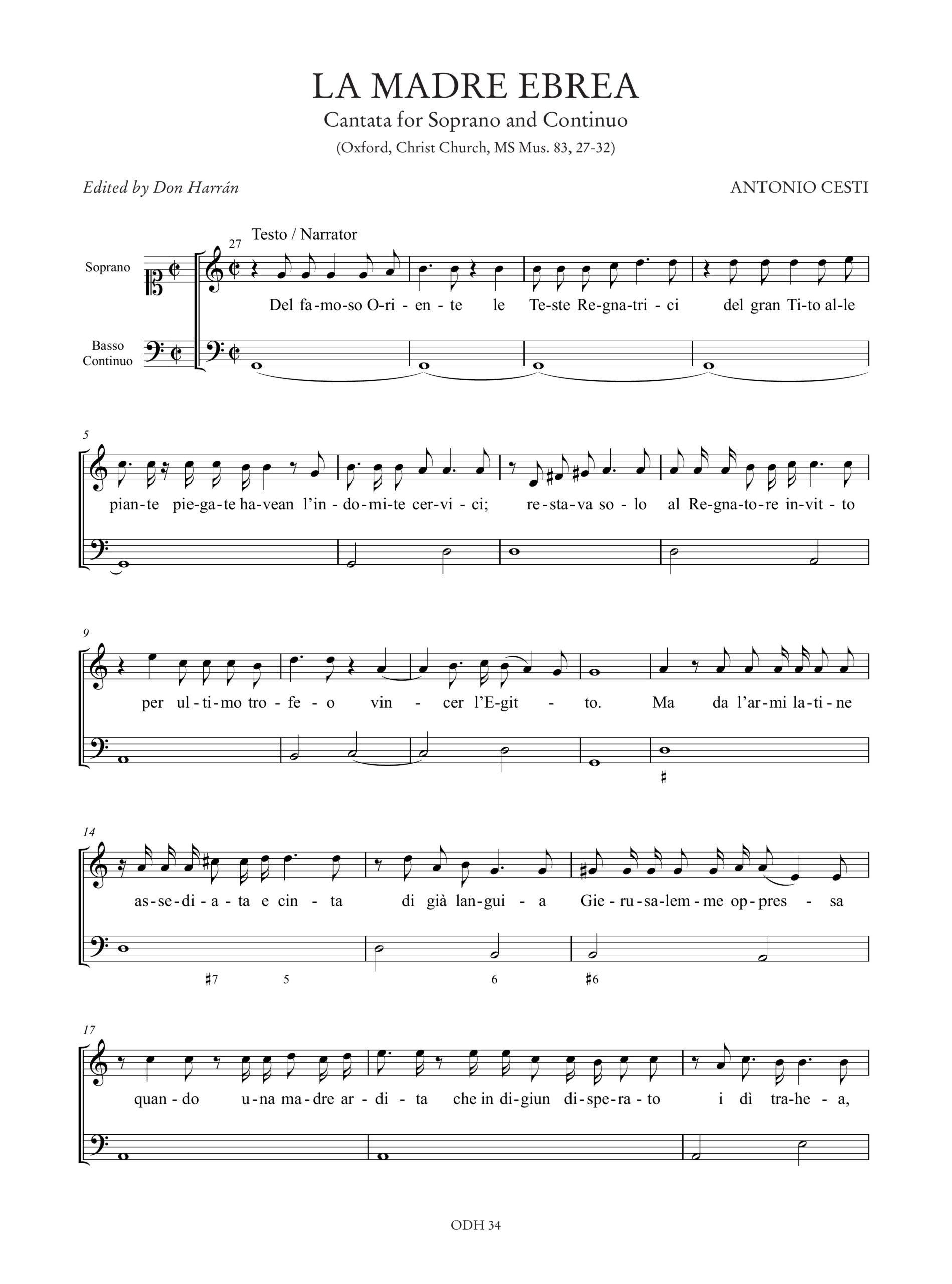 The Laments of a Jewish Female Cannibal in two 17th-Century Cantatas per Soprano e Basso Continuo - Image 3