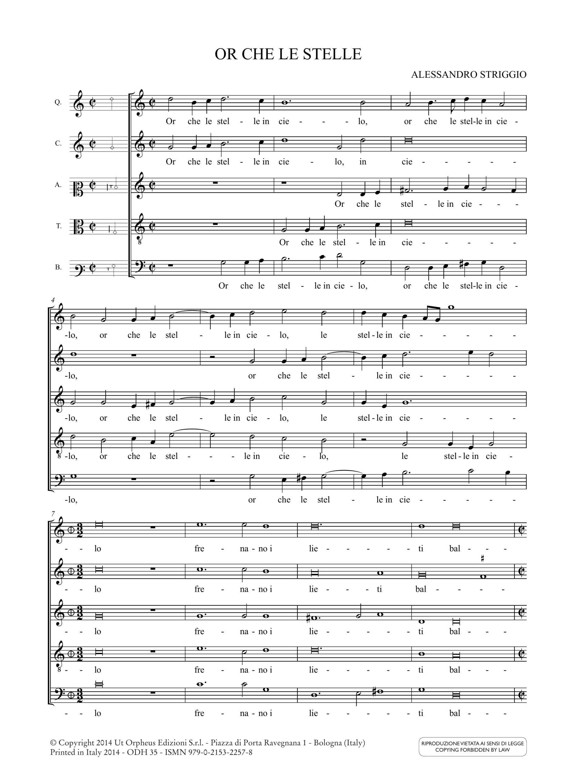 L’Amorosa Caccia. 24 Madrigali a 5 voci di maestri mantovani (Venezia 1588/1592) - Image 2