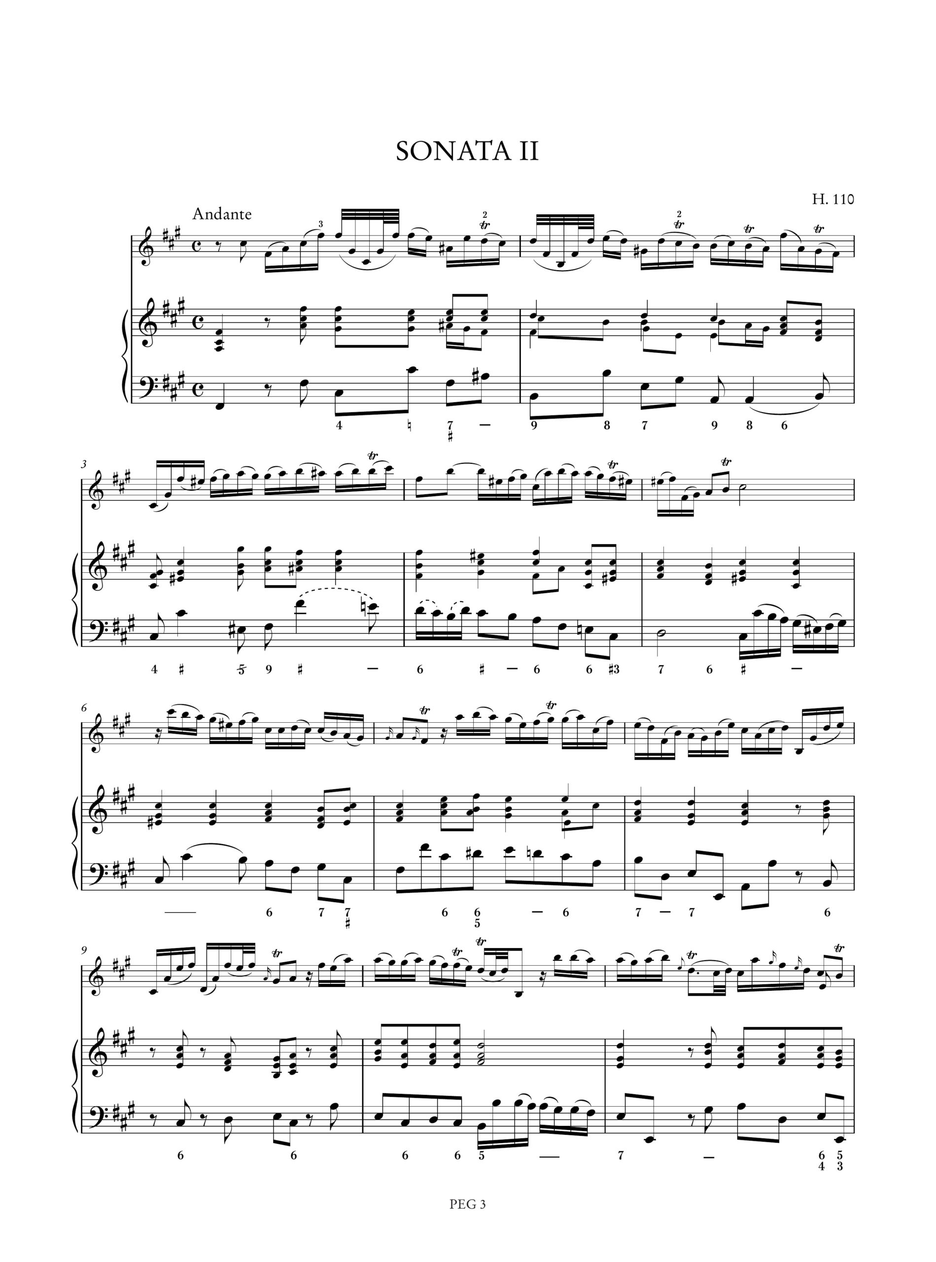 Geminiani, Francesco: 6 Sonate Op. 5 (H. 109-114) per Violino e Basso Continuo - Vol. 1: Sonate I-III - Image 3