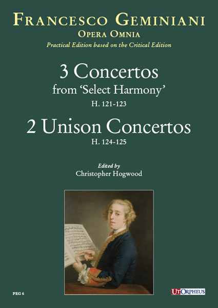 Geminiani, Francesco: 3 Concerti da ‘Select Harmony’ (H. 121-123) - 2 Concerti all’unisono (H. 124-125) [Partitura tascabile]