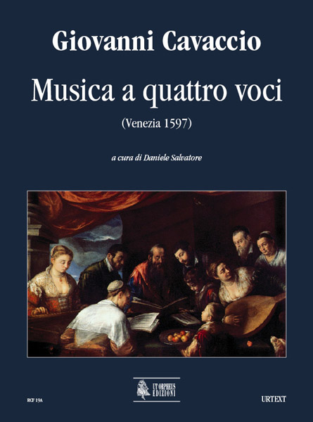 Cavaccio, Giovanni: Musica a quattro voci (Venezia 1597) [Partitura]
