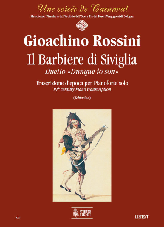 Rossini, Gioachino: Il Barbiere di Siviglia. Duetto “Dunque io son”. Trascrizione d’epoca per Pianoforte solo
