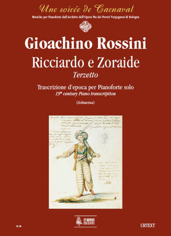 Rossini, Gioachino: Ricciardo e Zoraide. Terzetto. Trascrizione d’epoca per Pianoforte solo