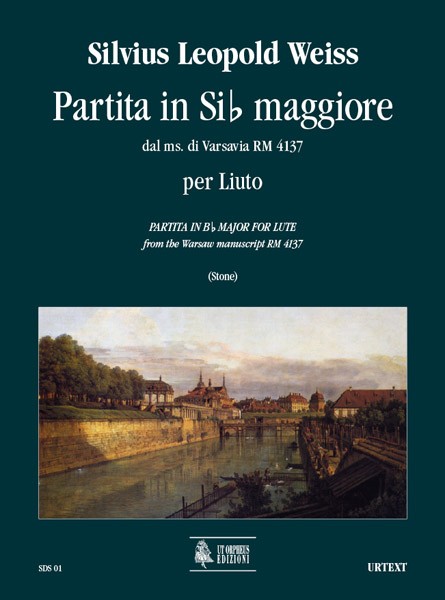 Weiss, Sylvius Leopold: Partita in Si bemolle maggiore (dal ms. RM 4137 di Varsavia) per Liuto
