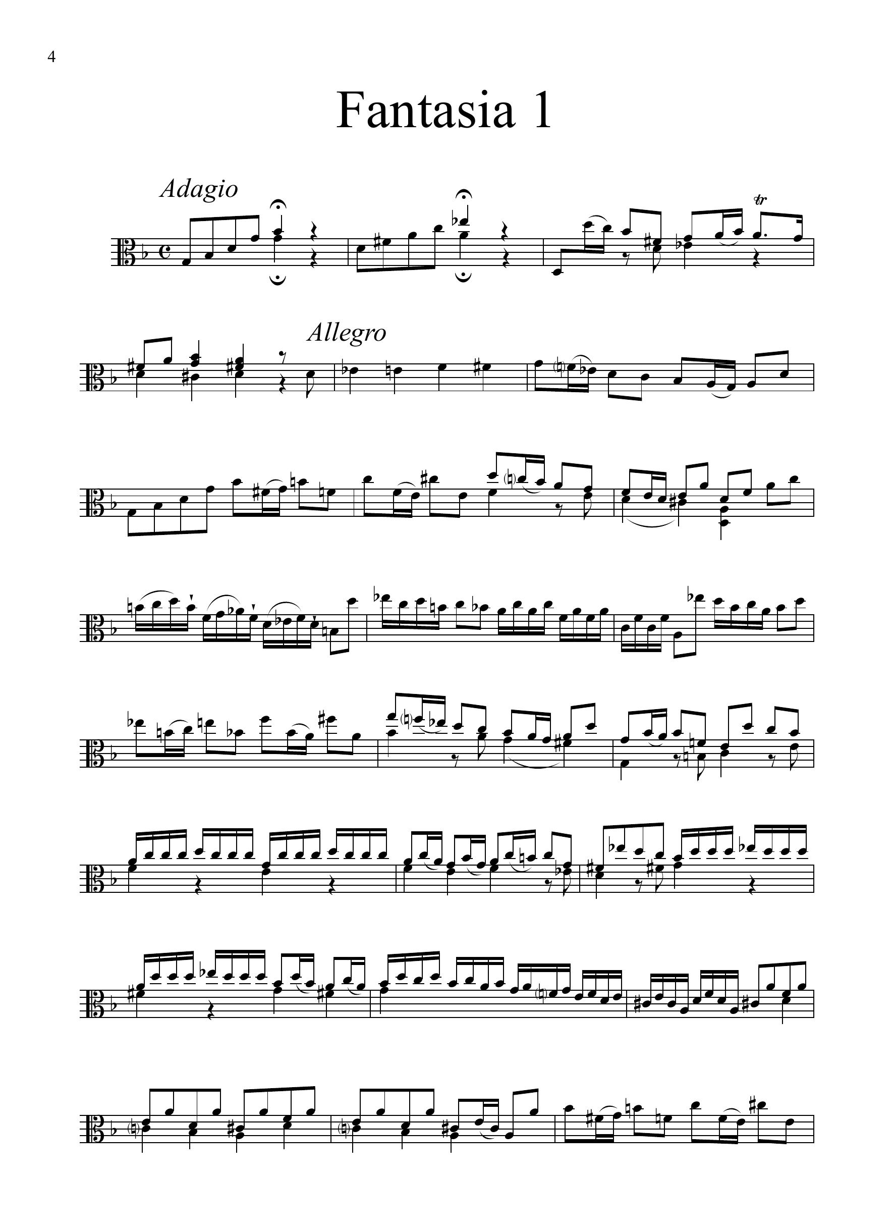 Georg Philipp Telemann (1781 - 1676) - 12 Fantasie per viola da braccio TWV 40:26-37 - Image 2