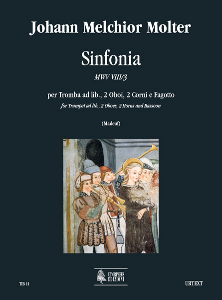 Molter, Johann Melchior: Sinfonia MWV VIII/3 per Tromba ad lib., 2 Oboi, 2 Corni e Fagotto