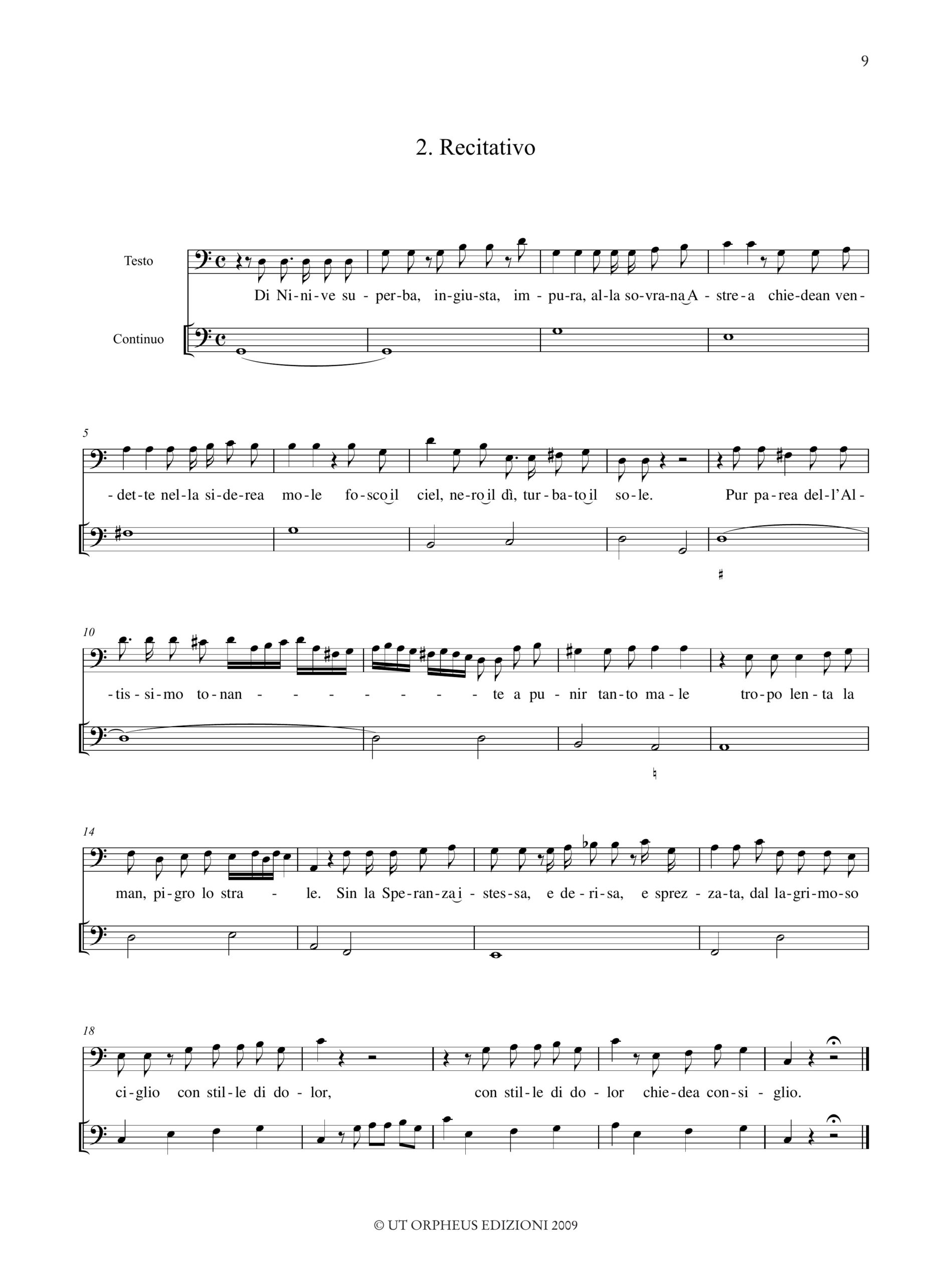 Bassani, Giovanni Battista: Giona. Oratorio a 5 voci (SSATB), archi e basso continuo (Modena 1689) - Image 4