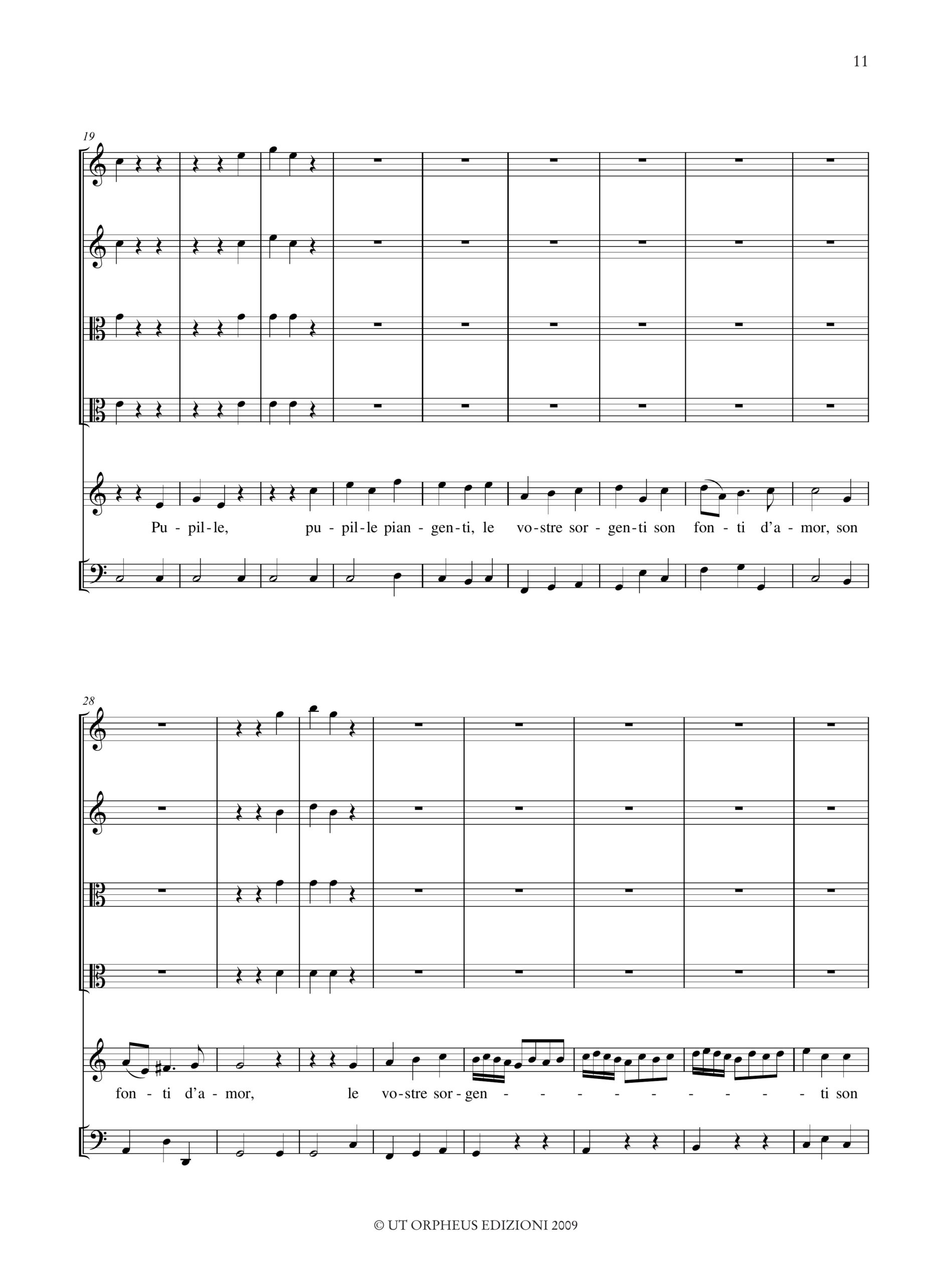 Bassani, Giovanni Battista: Giona. Oratorio a 5 voci (SSATB), archi e basso continuo (Modena 1689) - Image 6