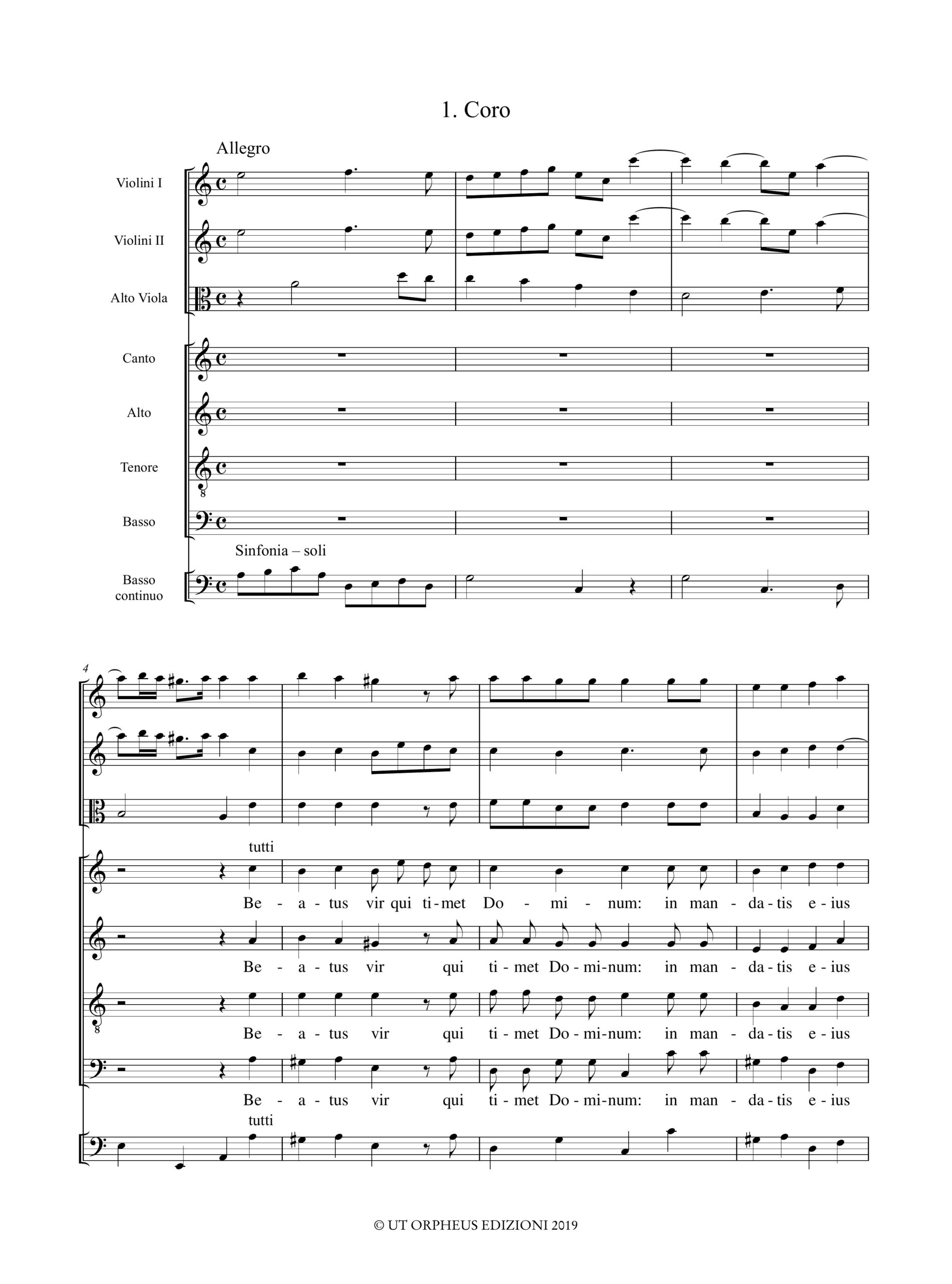 Gabrielli, Domenico: Integrale della musica sacra - Vol. II: Domine ad adiuvandum - Beatus vir - Confitebor - Image 5