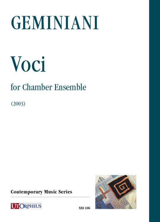 Geminiani, Paolo: Voci per Ensemble da Camera (2003) [Partitura]